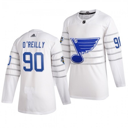 St. Louis Blues RYAN O'REILLY 90 Wit Adidas 2020 NHL All-Star Authentic Shirt - Mannen